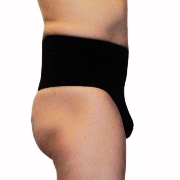 BfM Mens Mid Waist Tummy Control Thong Underwear - Picture 3 of 7
